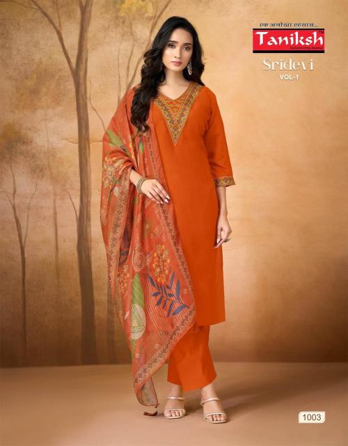 Taniksh sridevi vol 1 straight kurti wholesale